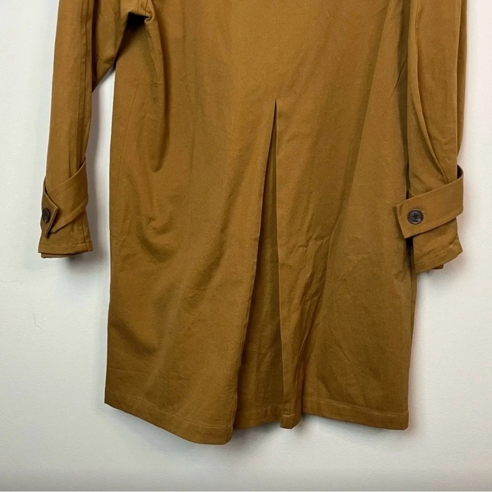 Something Navy Camel Tan Easy Oversize Trench Coat Size XXS Women - Picture 6 of 7